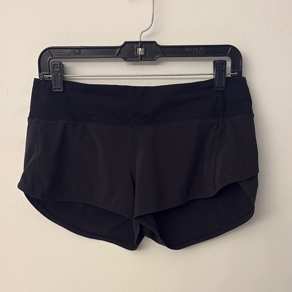 Lululemon Athletica Black Athletic Shorts Lightweight Design
